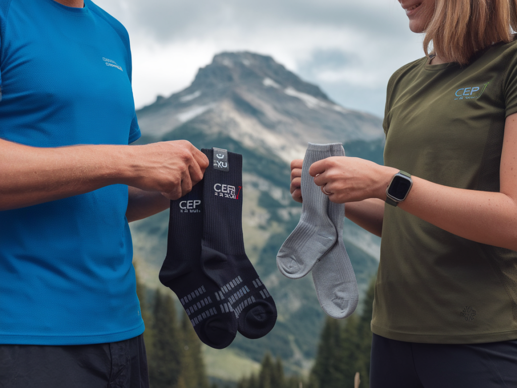 Wie wähle ich die richtige länge von kompressionsstrümpfen (cep, 2xu) für schnellere regeneration nach bergläufen