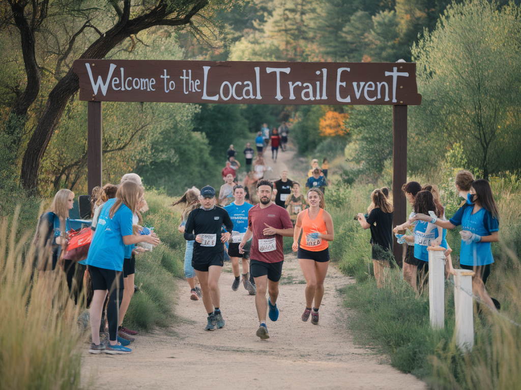 Wie organisiere ich ein lokales trail-event nachhaltig und community-orientiert ohne grosses budget